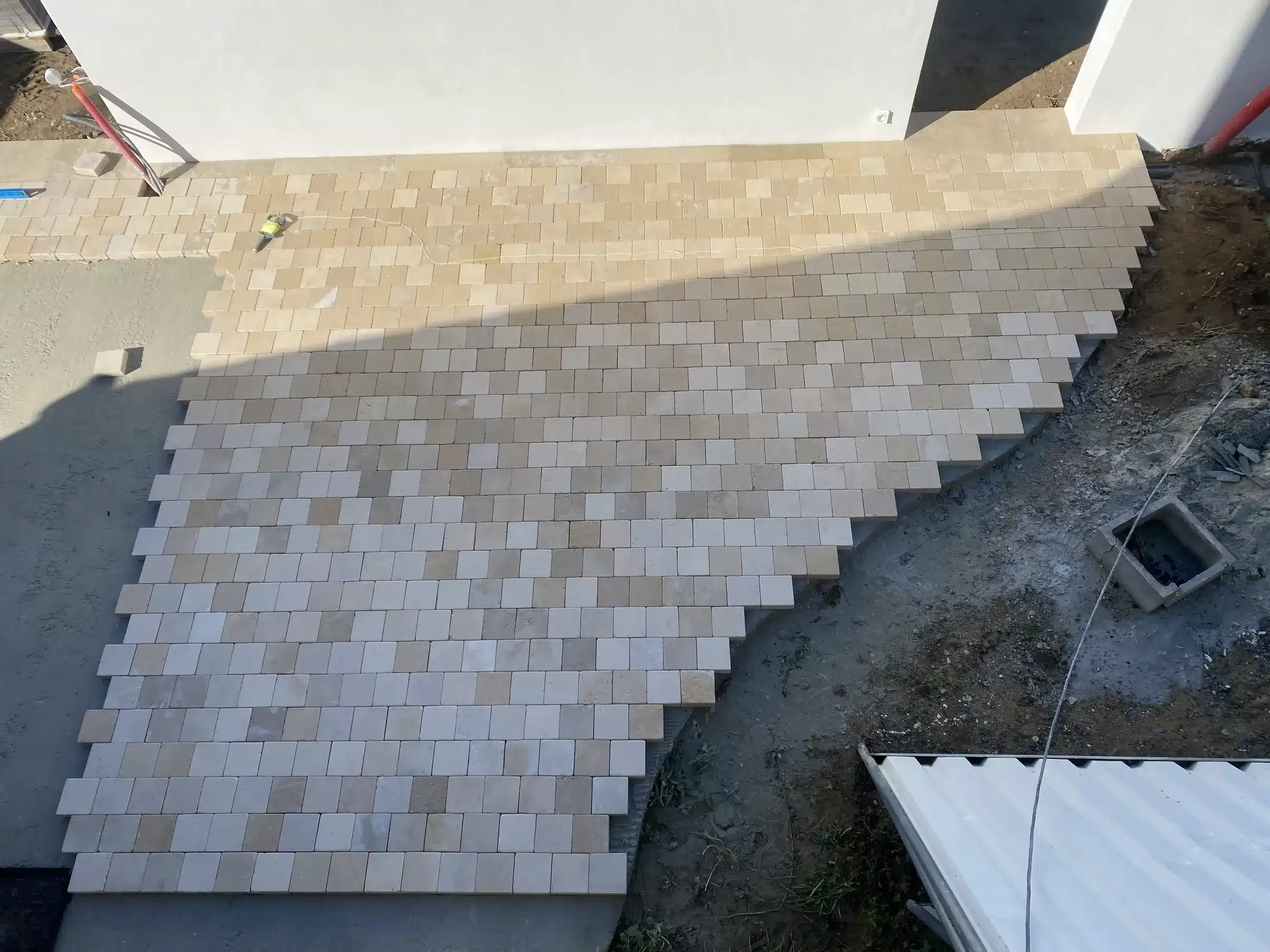 pinaud maçonnerie île de ré dallage carrelage salle de bains