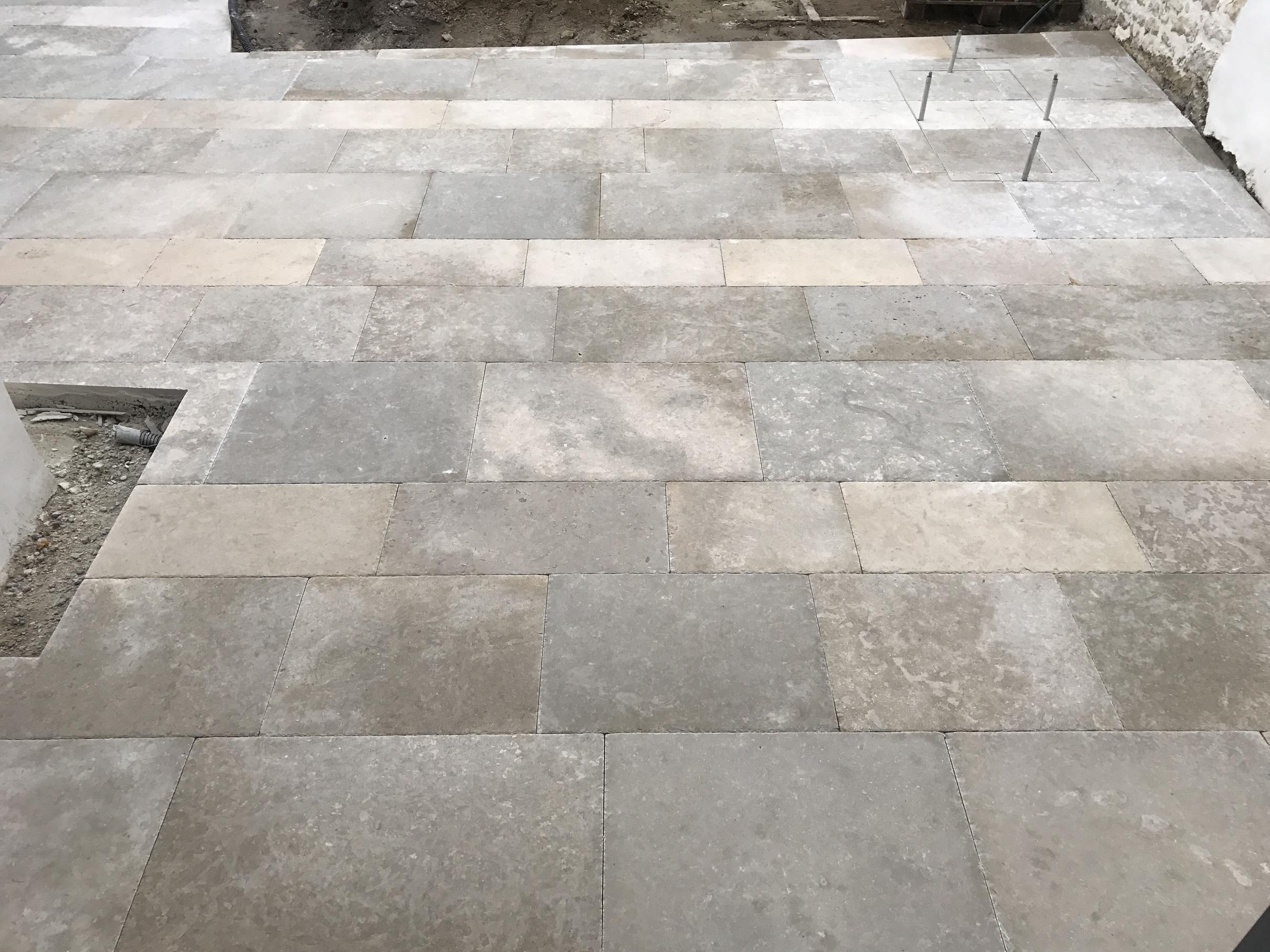pinaud maçonnerie île de ré dallage carrelage salle de bains